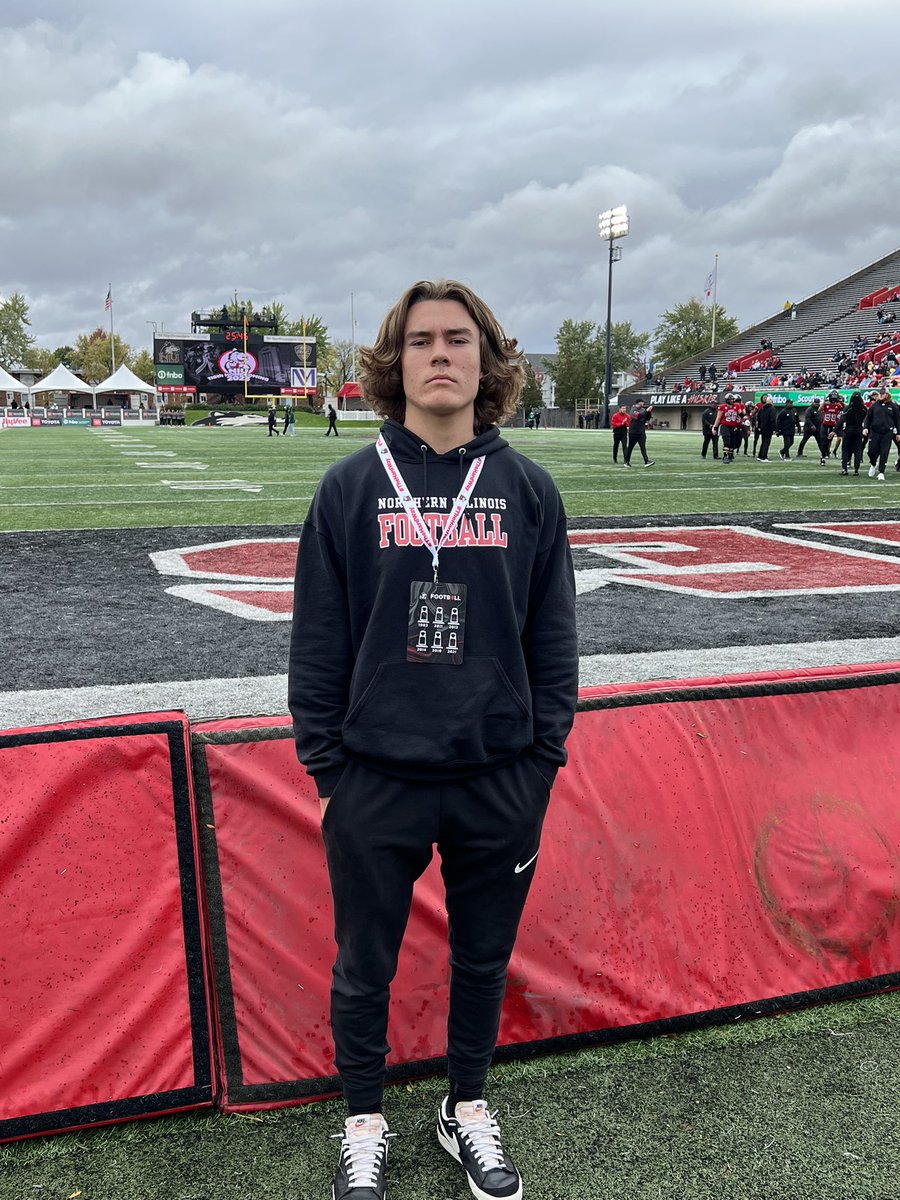 GrantGensler10's tweet photo. Thank you @NIU_Football for the game day invite. I had a great time learning more about NIU and touring the facility.
@EDGYTIM @CoachBigPete @PrepRedzoneIL @DeepDishFB @RTHS_Football https://t.co/hjzLws6Ldo