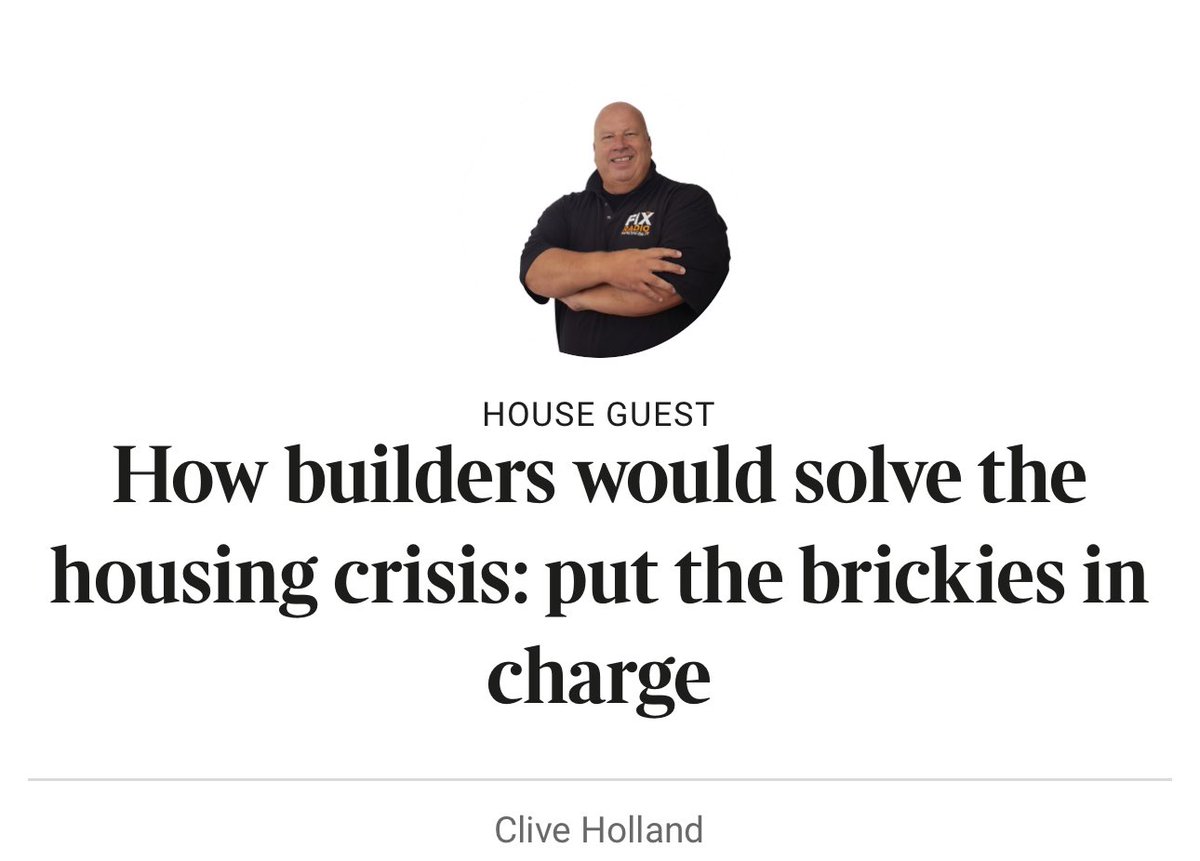 Number crunching: -Targets aside, the UK needs 225,000 tradespeople by 2027 to keep up with CURRENT construction demand alone. -Construction apprenticeships in Eng fell from 12,420 in 2018 to 7,700 in 2022 Houses don’t build themselves @cliveholland @thetimes
