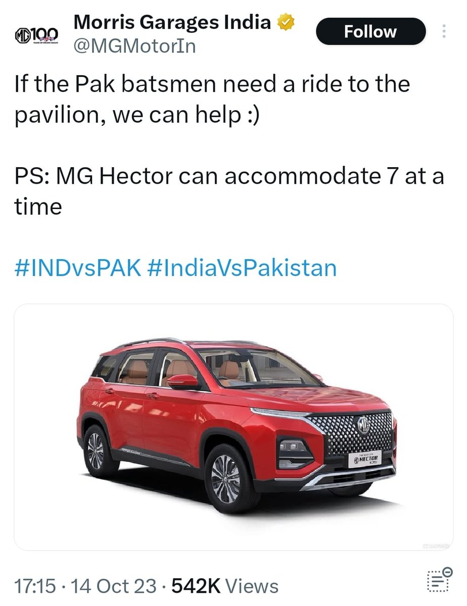 Many brands are doing Moment Marketing riding the Indo-Pak match wave.

Remember Pepsi's "Nothing official about it" campaign during 1996 World Cup?

Nowadays Social Media is a mega amplifier of out of the box ideas. SM is a friend of creative frugality.

medium.com/an-idea/how-pe…