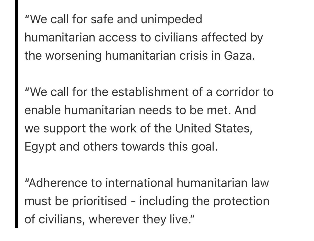 This call from the Australian government needs to be as loud as possible. Preserving civilian lives and de-escalation are absolute priorities in #IsraelPalestineConflict #auspol