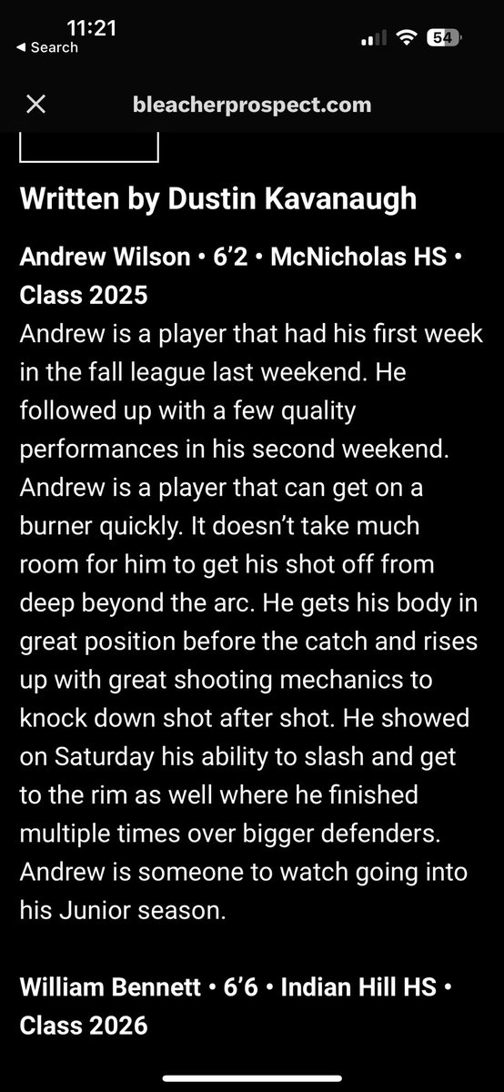 It hasn’t been an easy road for ⁦<a href="/wilson_andrew33/">Andrew Wilson</a>⁩ but he has continued to put in the work.. early morning training before school and late night workouts.. there are no guarantees but hard work will pay off.. keep the faith and keep grinding