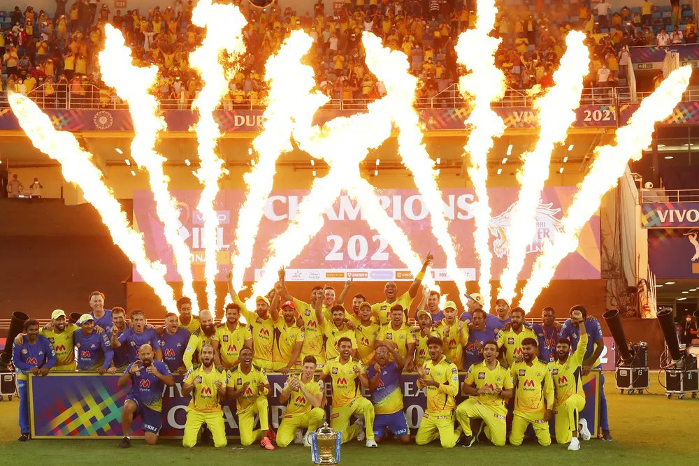 CSK_Zealots's tweet photo. On this day in 2021.
"Everywhere we go.. Everywhere we goooo.. we're the Chennai boys, making all the noise everywhere we go."
@Chennaiipl #Champions #4thTrophy https://t.co/pJpG1ZslHV