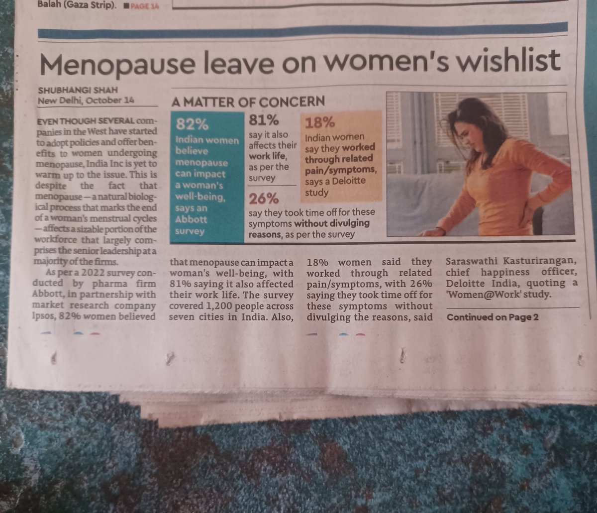 We just don't talk enough about Menopause. It's not just me, but so many women in their 40's &amp; 50's have a really hard time with their body &amp; mind. This year, it got so bad I couldn't write for months. I felt hopeless, worthless. Medication is helping. Pls talk about menopause 🙏🏼