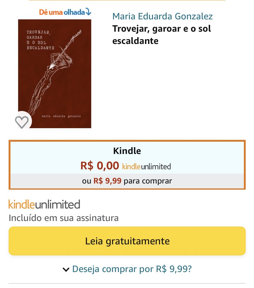 .com.br eBooks Kindle: Trovejar, garoar e o sol escaldante, Gonzalez,  Maria Eduarda