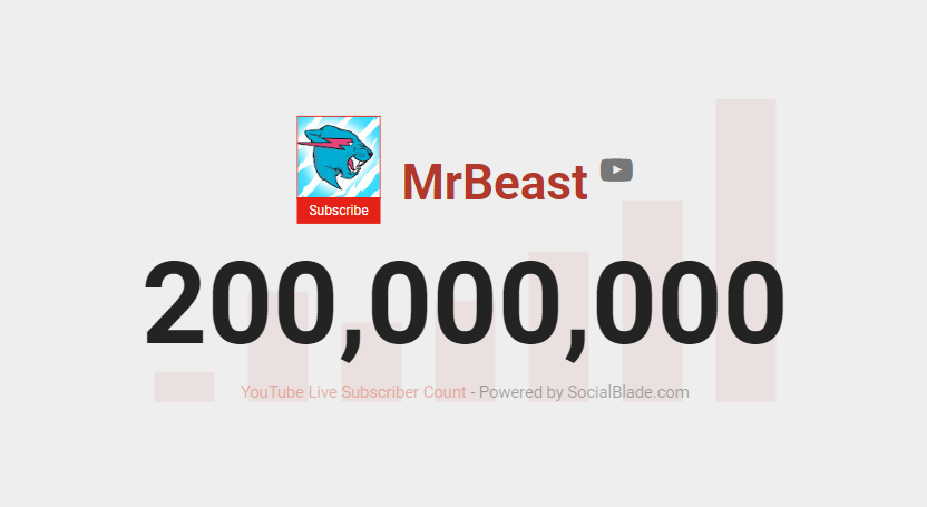 MrBeast Statistics tweet media