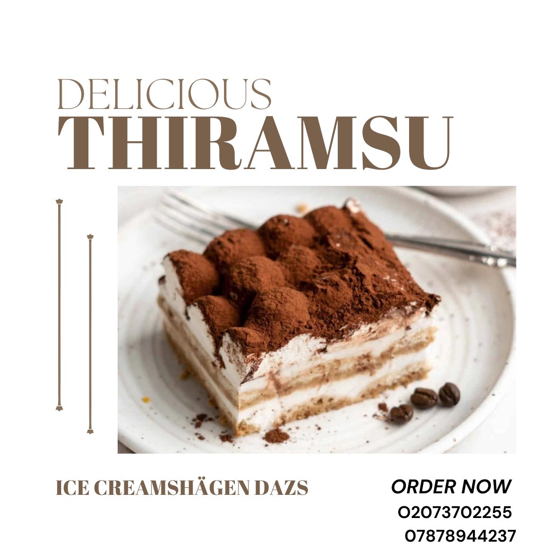 A mouthful of Thiramsu is like a bite-sized celebration.
-
-
-
Order Now
1waypizzeria.com
#ThiramsuDelight #SweetTreat #DessertLover #FlavorfulBites #CravingSatisfied #DeliciousIndulgence #SweetTooth #DessertHeaven #TasteOfTradition #Mouthwatering #DessertTime