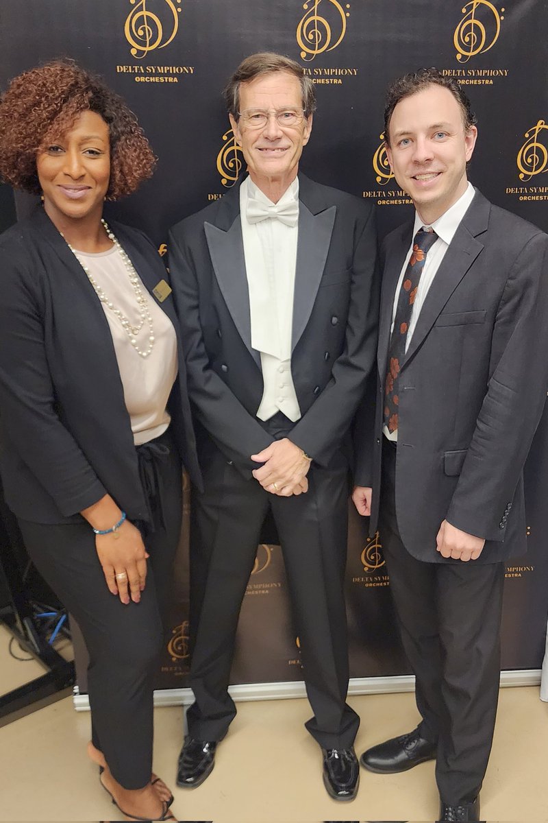 Celebrating the first performance <a href="/DeltaSympOrch/">Delta Symphony Orch</a> for their 50th season with Conductor, Neale Bartee and Jeremy Crosmer, Guest Cellist  and Composer. Check out his database of black composers! jeremycrosmer.com/black-composers