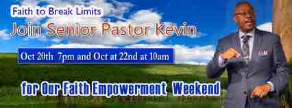 Please join Senior Pastor Kevin Rogers for our Faith Empowerment Weekend, “Faith to Break Limits” Friday October 20th at 7:00pm and Sunday October 22nd at 10:00am. 

#Cityoffaithchristiancenter #FaithEmpowerment #Faith #empowerment #byfaith #Breaklimits #faith #speakfaith
