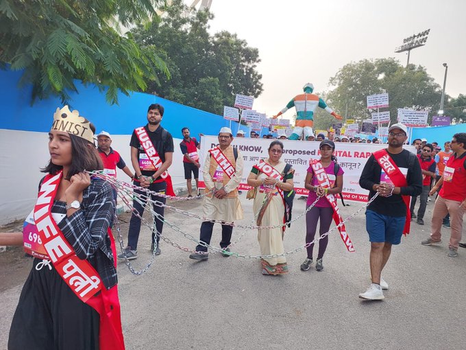 Men Welfare Trust at Delhi Half Marathon 2023
