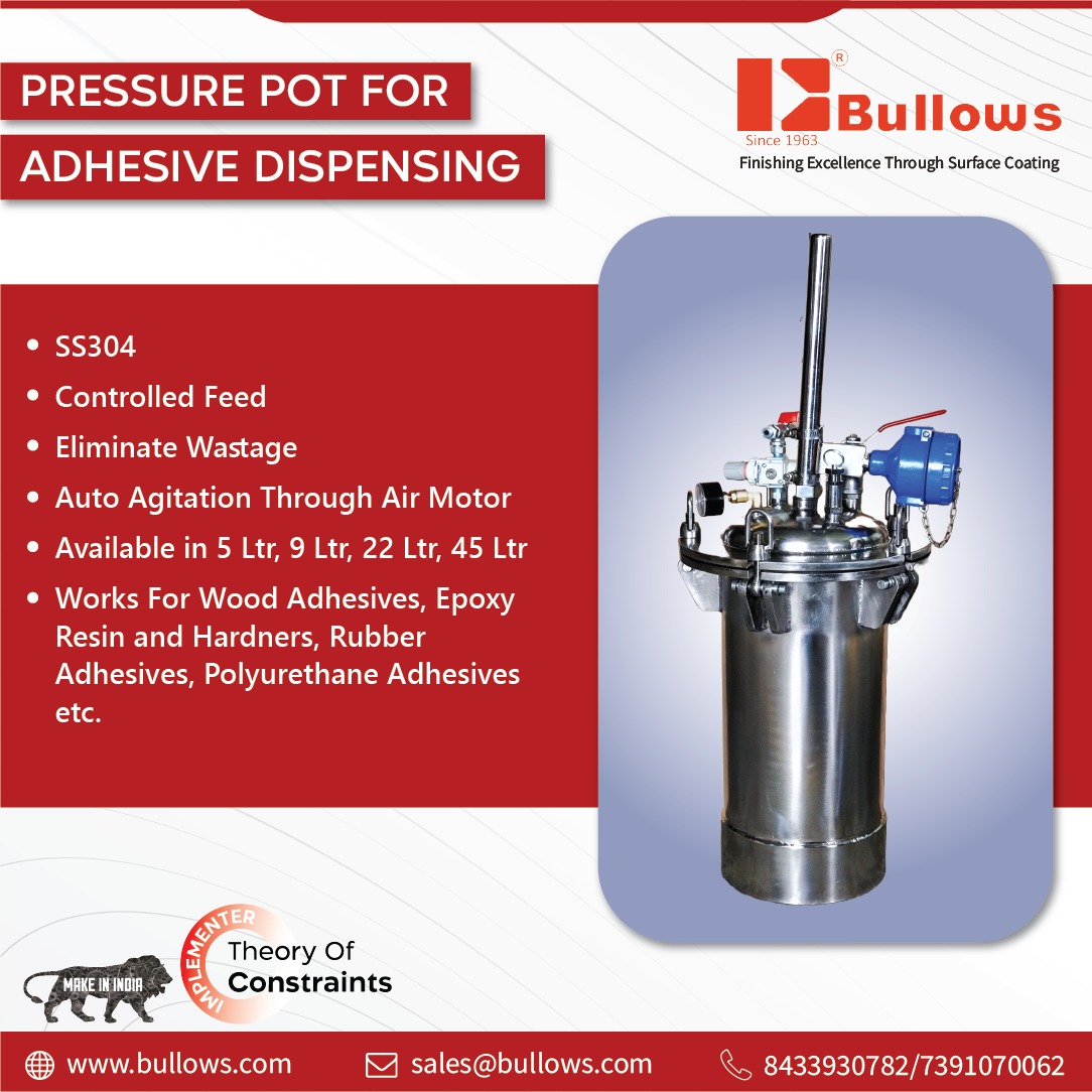 paintingsystem's tweet photo. Bullows Pressure Pots for Glue Dispensing Application in Paper Bag Industry.
#turnkeyprojects #pressurepot #paperindustry #paperpackaging #paperbag #glue #gluedispensing #thane #Consistent #qualityassurance #pimprichinchwad #bullowspaintequipmentpvtltd #highquality https://t.co/iu9iOcoN7S