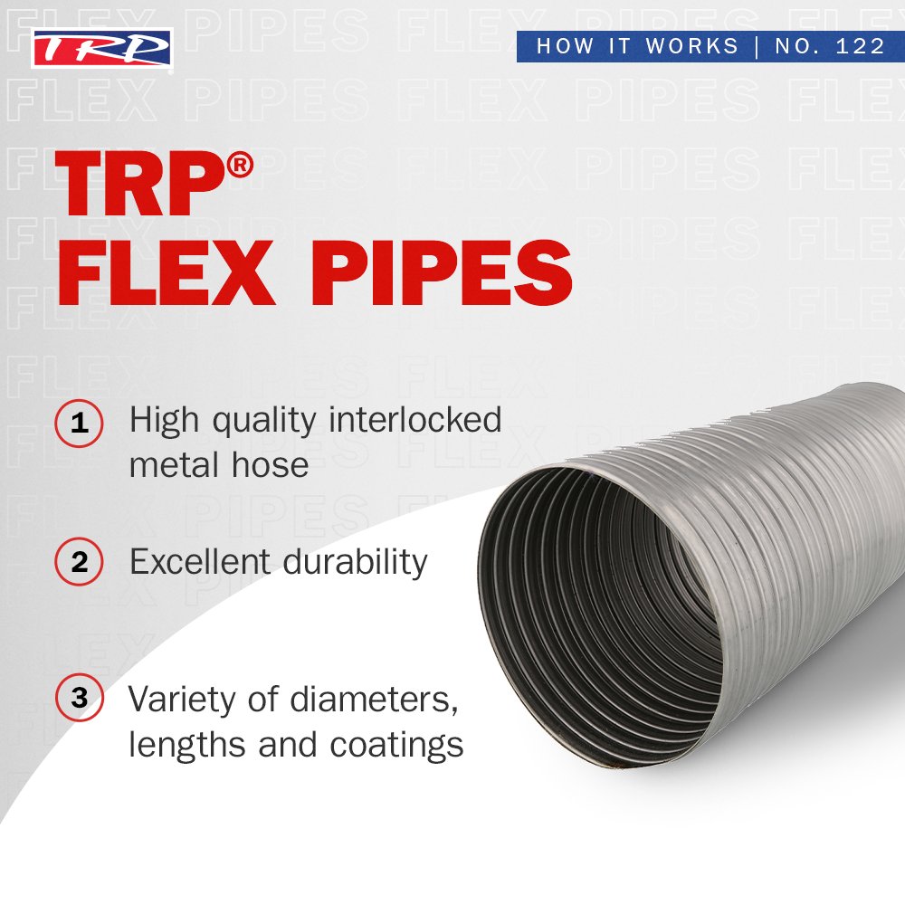 Every TRP® flex pipe is a high-quality truck part engineered to fit your needs — each one as flexible as the many ways you use them. Find yours at TRPParts.com.

#TRPParts #Trucking #TruckParts