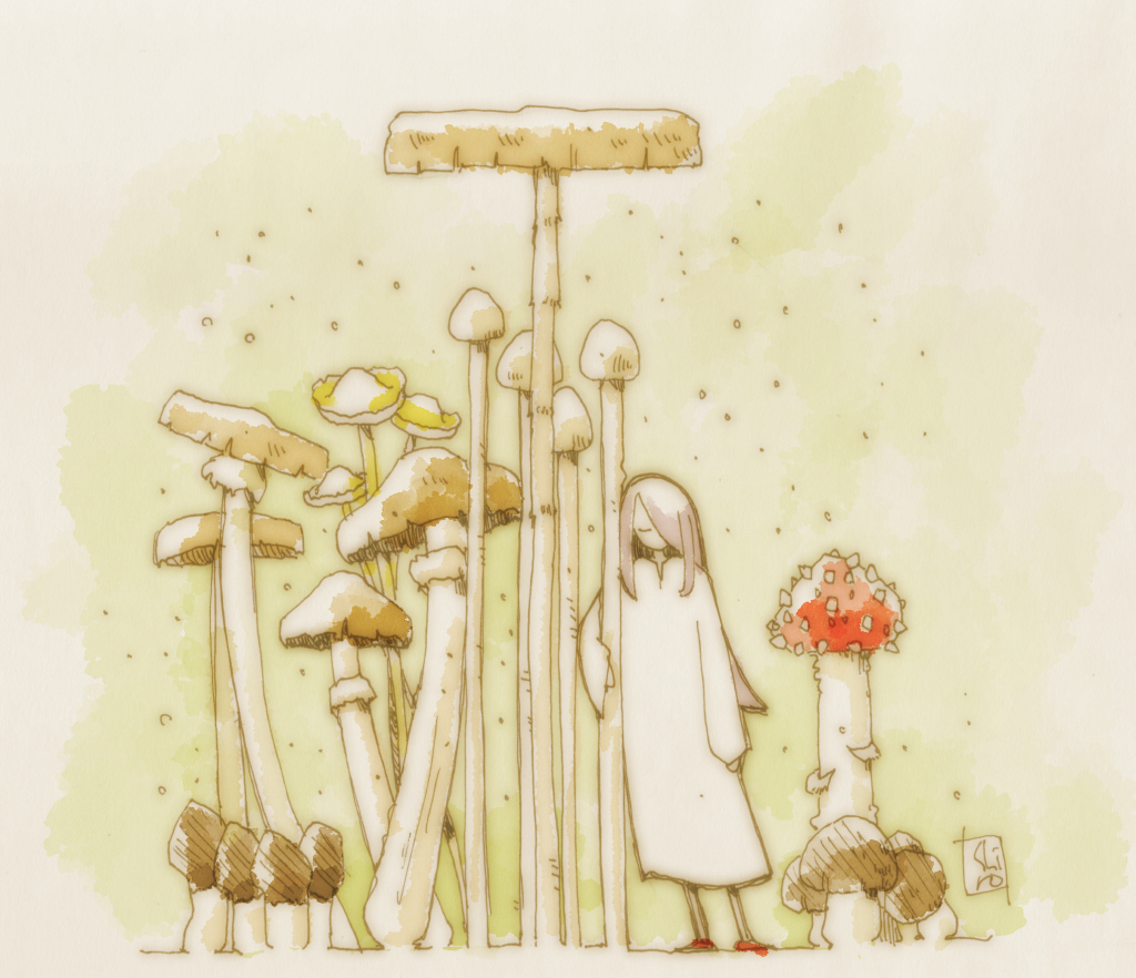 スーシィ・マンババラン 「#きのこの日」|し ろ（ 築 ５ ６ 年 ・ 心 不 全 療 養 中 ）のイラスト