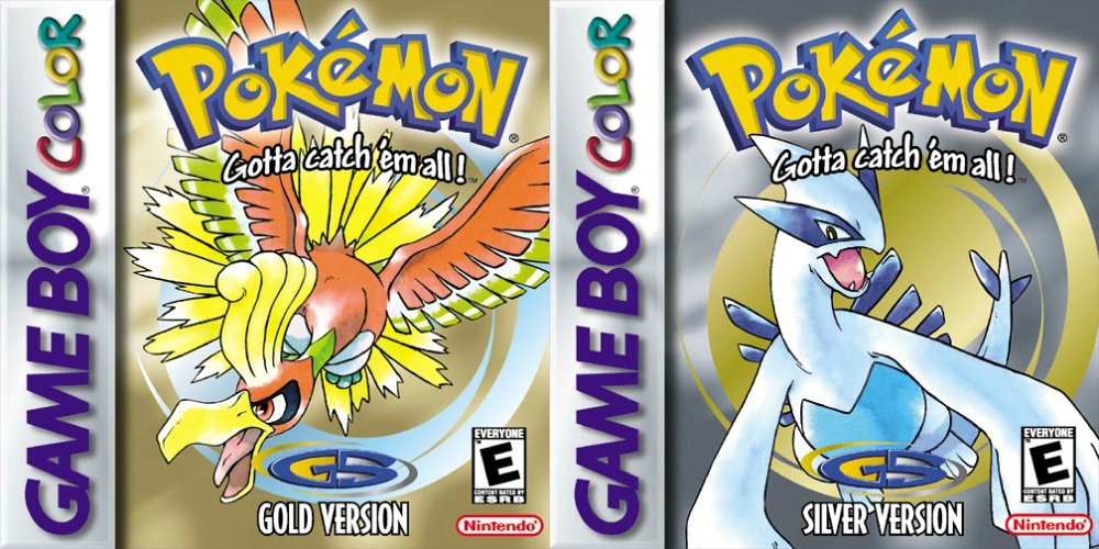 Pokémon (Gold Version)  Gold pokemon, Pokemon silver, Pokémon