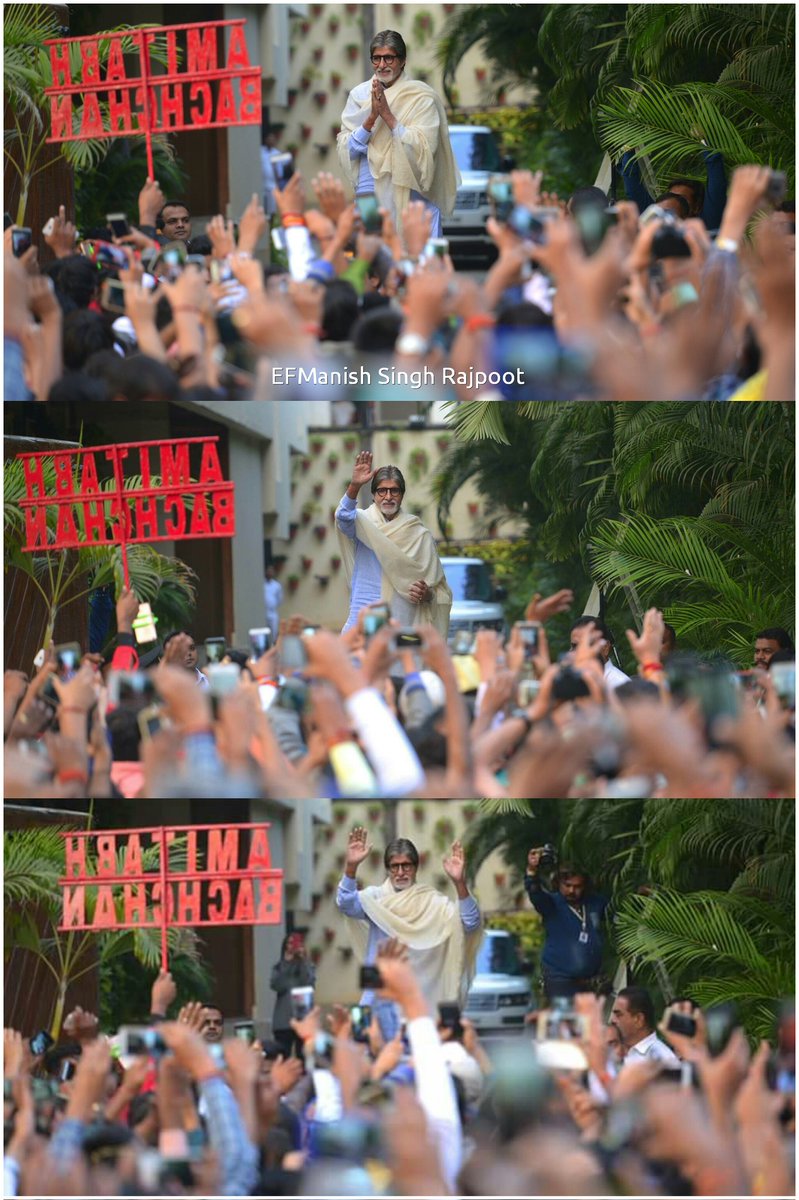 ManishK89979565's tweet photo. Sunday means #Bachchan day β€
#FlashBackMemory
#SundayDarshan #Jalsa
#AmitabhBachchan sir π
#LongLiveShahenshah
Happy sunday @SrBachchan sirji π·β€π https://t.co/fhx0zWODjt