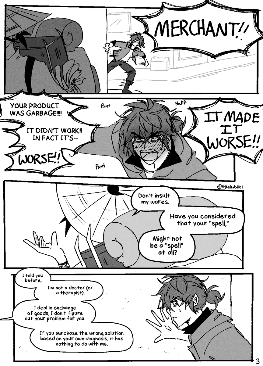 oc] someone on tumblr asked about grown up mochi trying on 」musubiki 🍙 ...