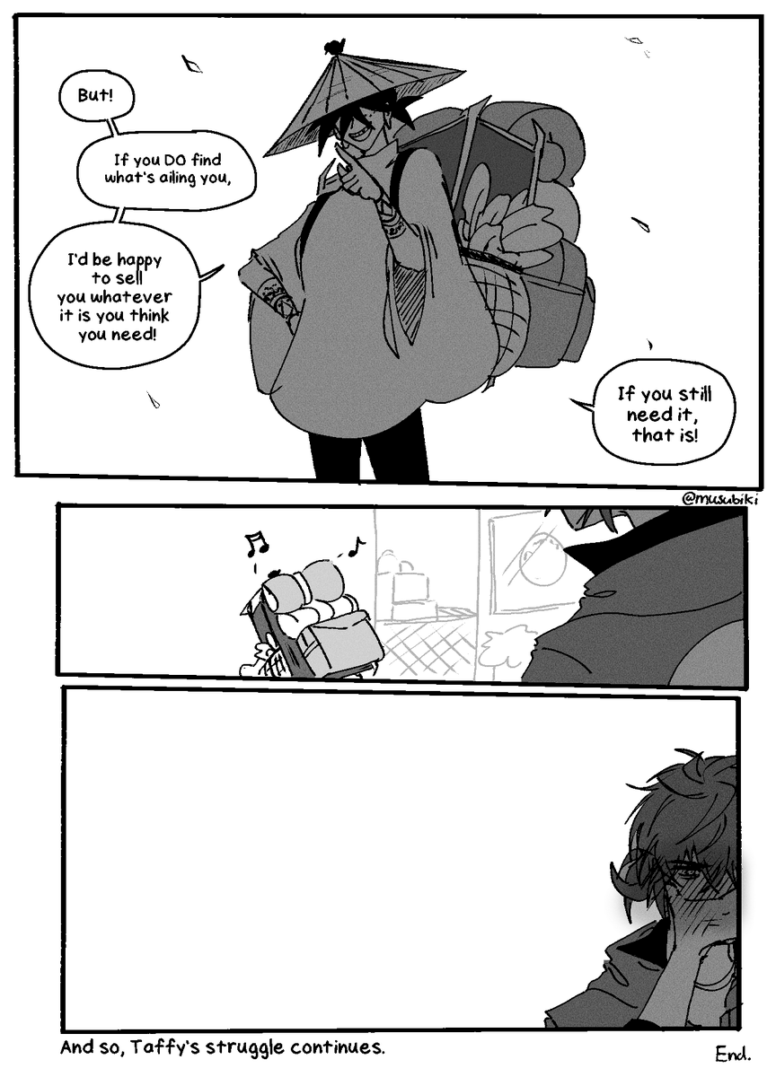 oc] someone on tumblr asked about grown up mochi trying on 」musubiki 🍙 ...