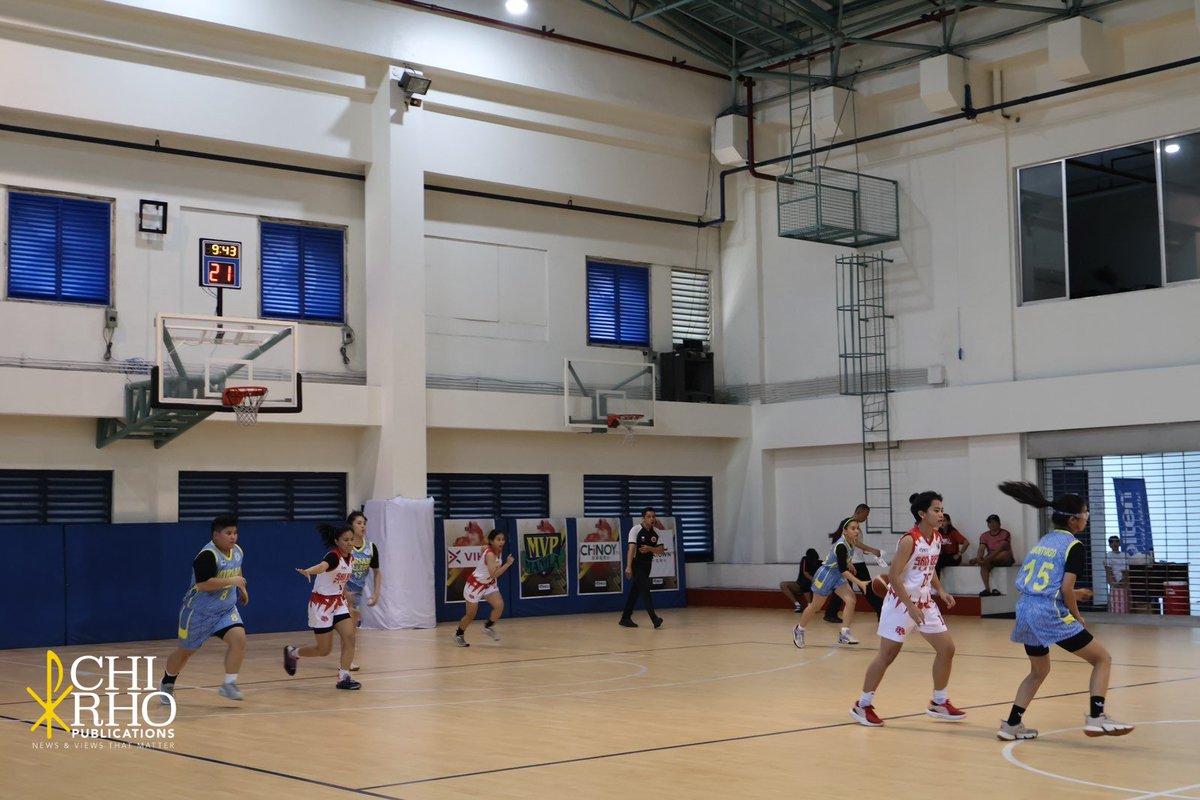 ChiRhoMC's tweet photo. HAPPENING NOW: 🏀 It's Game Time! Miriam College Basketball Team faces off against San Beda Alabang in the 54th season of the WNCAA at Chiang Kai Shek College.

Best of luck, Knollers! 💙💛

#WNCAAReignites54
#WNCAA2023
#MCPride https://t.co/8Od6gsc0dz