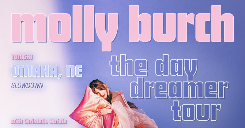 TONIGHT! Captivating singer-songwriter <a href="/mollyjburch/">Molly Burch</a> is bringing her dreamy sound to the Front Room with <a href="/bofalebill/">the fart</a>! Doors open at 7pm for this 8pm show, come on down for a great time ✨✨

TIX: theslowdown.com/events