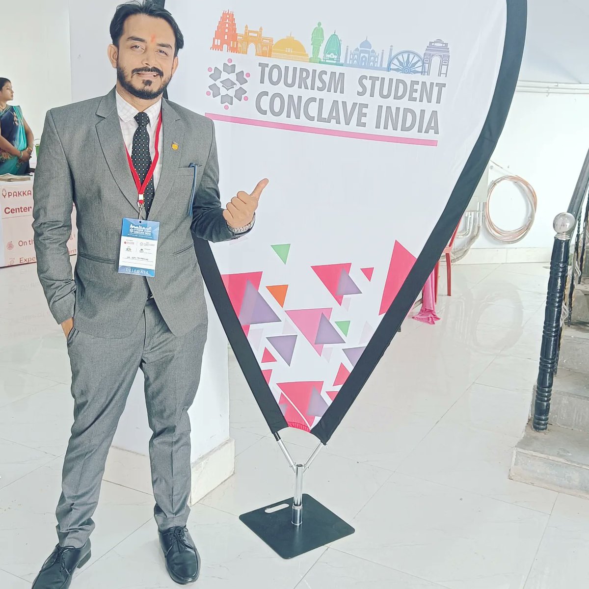 AjayDSVV89's tweet photo. Participated in #TourismConclave #2023 @AvadhUniversity 
Along with 12 students of @AmityUniJaipur 
Gratitude @DTORR10 🙏 for inviting &amp; providing d opportunity https://t.co/GxQYXxddBp