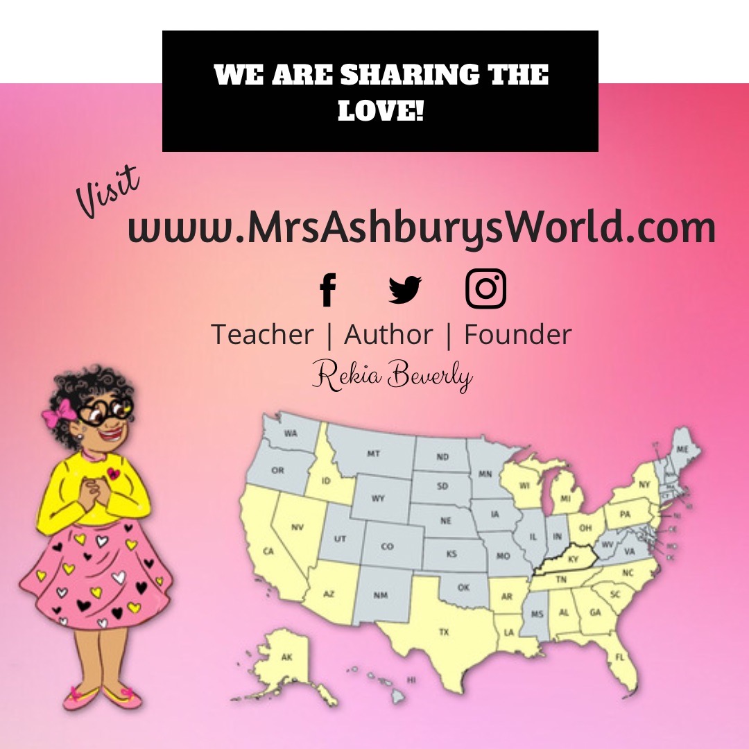Help us spread the message of #love and #learning with #mrsashburysworld! Send a copy to #friends and #family or donate a copy and we will do the rest! 

❤️ MrsAshburysWorld.com

Or 

GoFundMe - gofund.me/521017ea