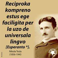 espera2's tweet image. La opinio de fama sciencisto Nikola Tesla