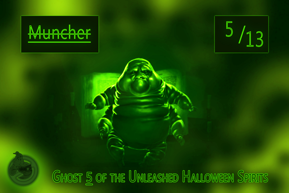 Ghost 5 of the Unleashed Halloween Spirits; "Muncher". From Ghostbusters: Spirits Unleashed.

No clue why my post didn't show up in the feed. Oh well, better late than never.