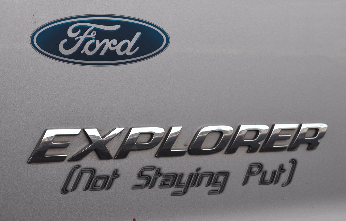 #Ford Responds: 'I mean, what does 'Explorer' mean anyway, if not 'to explore'?  At least we worked out that exploding thing'.   In unrelated news: Ford Announces the all new Ford Staying for 2026.
#Ford #FordExplorer #Explorer #FunWithCars #recall #rollaway Ford Explorer recall