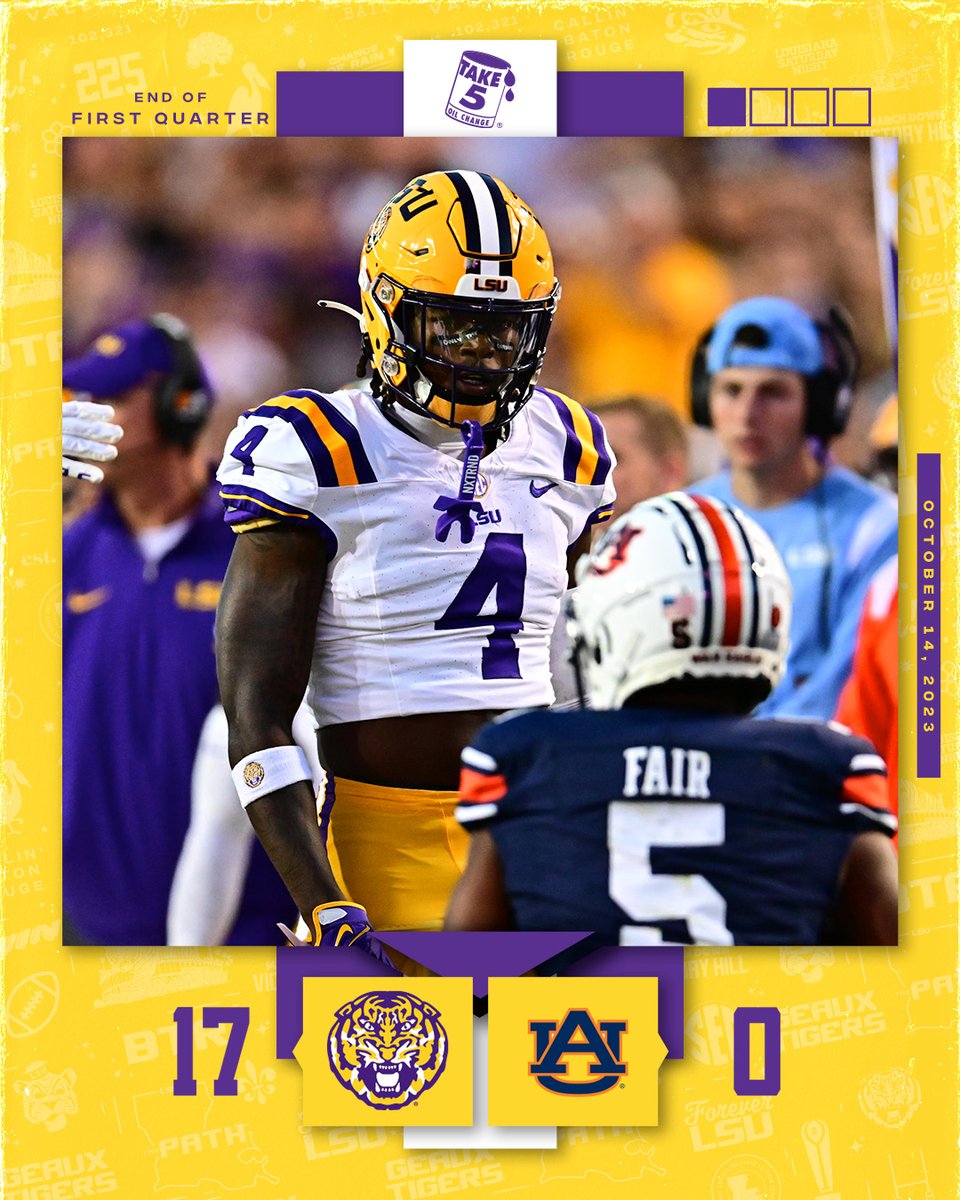 LSU Football tweet media
