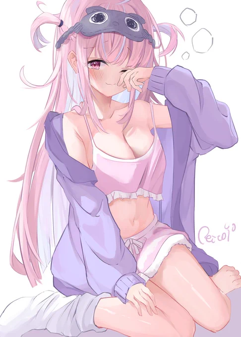 寝起きあくたん  #あくあーと