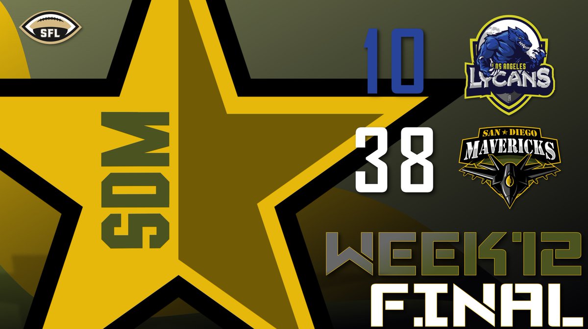 We get the DUB away against the <a href="/SFL_Lycans/">Los Angeles Lycans</a>, as we continue our push for the post season! #BOMBSAWAY <a href="/simulationfl/">Simulation Football League</a>