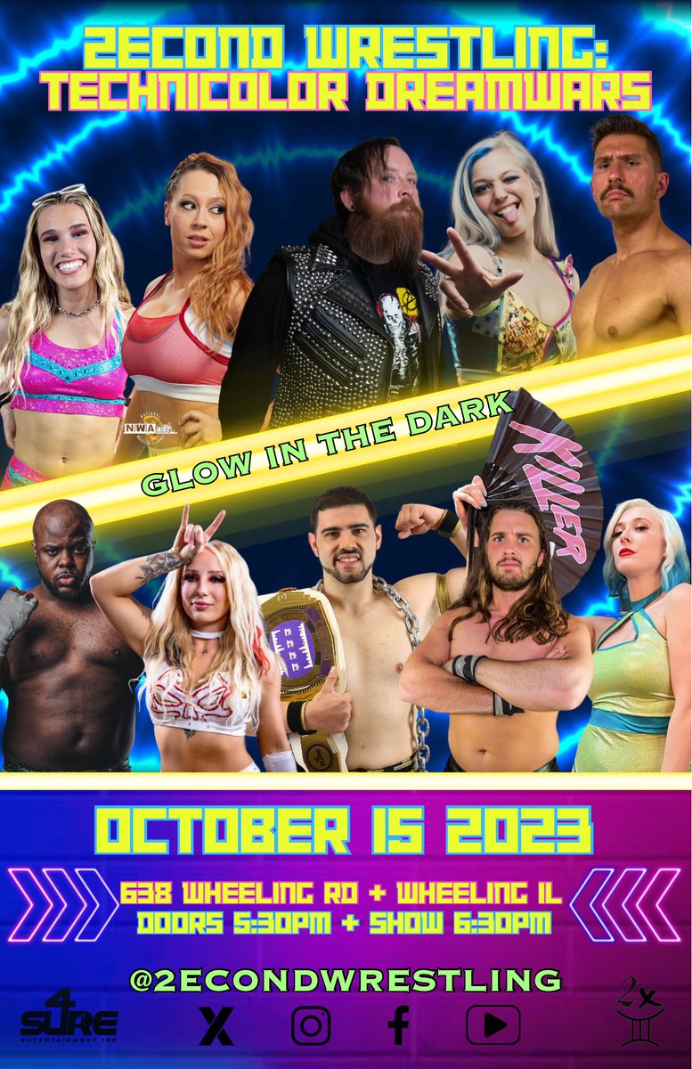 TOMORROW NIGHT.

LIMITED TICKETS REMAIN ONLINE AND AT THE DOOR.

Let's Glow!!!