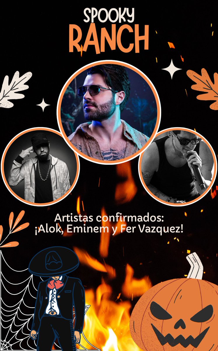 ᅠ

ᅠ

ᅠᅠ

         𝐒𝐏𝐎𝐎𝐊𝐘 𝐑𝐀𝐍𝐂𝐇 🪵🎃
         artistas confirmados:

         𝐀𝐥𝐨𝐤
         𝐄𝐦𝐢𝐧𝐞𝐦
         𝐅𝐞𝐫 𝐕𝐚𝐳𝐪𝐮𝐞𝐳

         #𝐒𝐩𝐨𝐨𝐤𝐲𝐑𝐚𝐧𝐜𝐡 ”

ᅠ

ᅠ

ᅠ