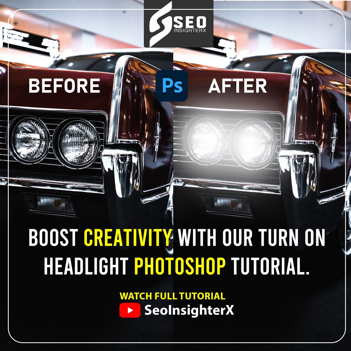 seoinsighterx's tweet image. Boost creativity with our Turn On Headlight Photoshop Tutorial. Ignite your designs with enchantment. Unleash your imagination today!
.
Watch full tutorial
youtube.com/shorts/bxwSqM1…
.
#PhotoshopMagic #DesignInspiration #CreativeTutorial #seosignterx #TurnOnHeadlightPhotoshop