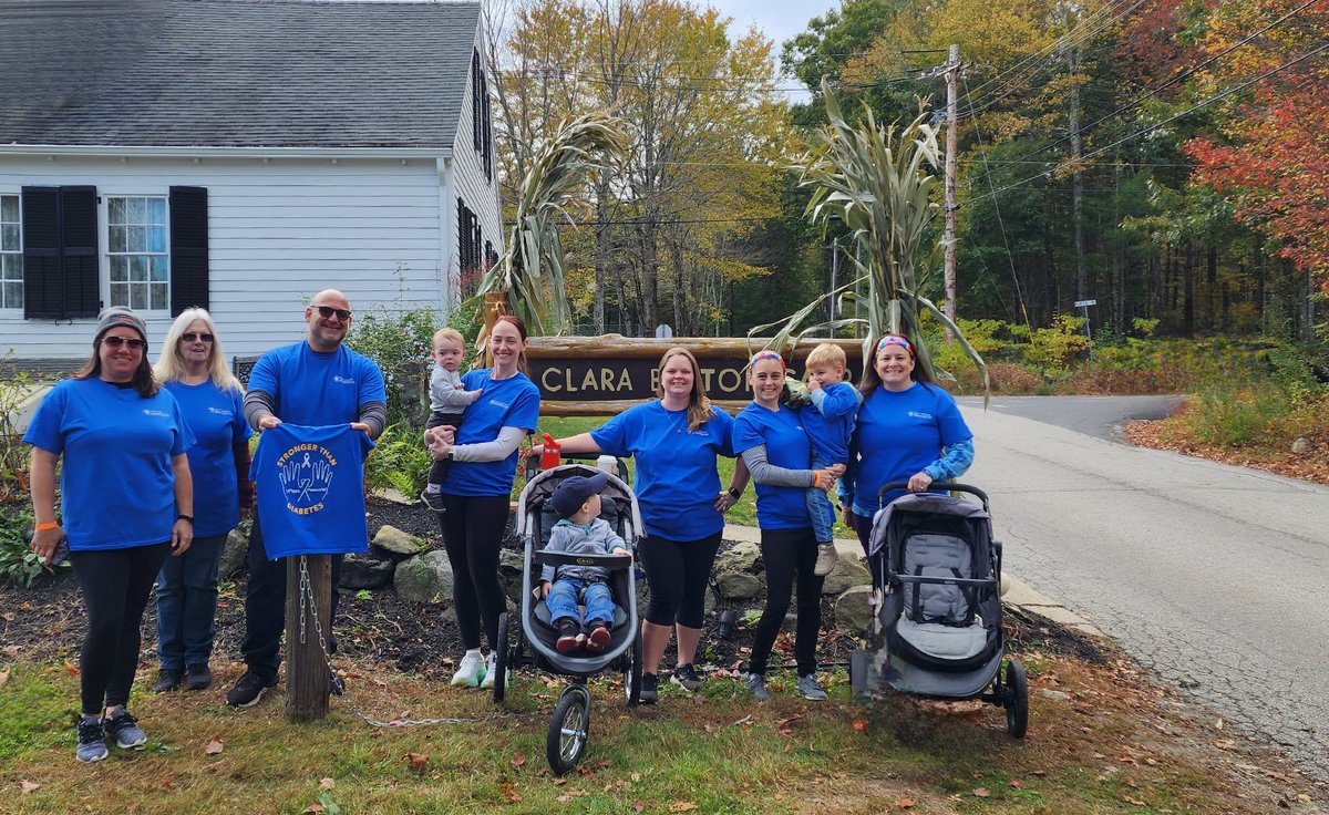With the <a href="/UMassDiabetes/">UMassDiabetes</a> team at the Walk &amp; Fall Festival <a href="/TheBartonCenter/">TheBartonCenter</a> camp for children with diabetes in Oxford, MA