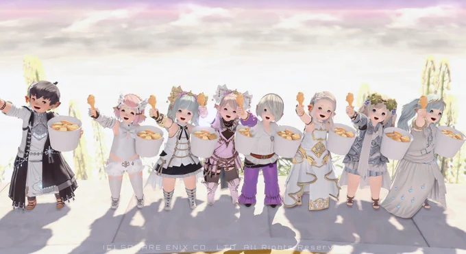 昨日はららぺちのみんなと神様風ミラプリでタレイア行ってきたよーっ私は一番好きなニメーヤ様のミラプリでリムレーン様にも剣投げられたり楽しかった(ᐢ 'ᵕ' ᐢ )そしてそんちゃんにはいつもの(?)呪うエモ#ららぺちーの 