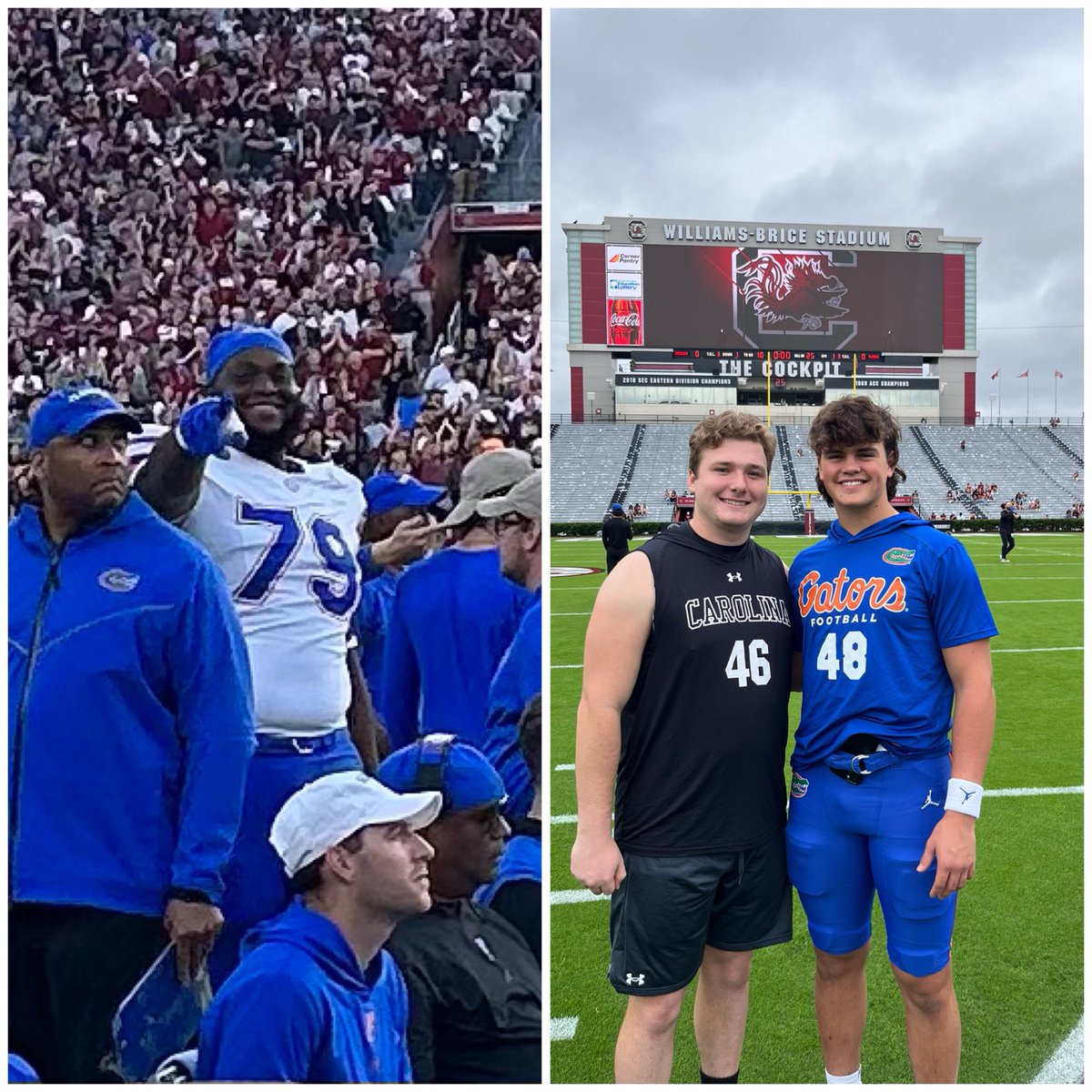 Super proud of these former Jackets! Mixing it up on the SEC Gridiron today!!