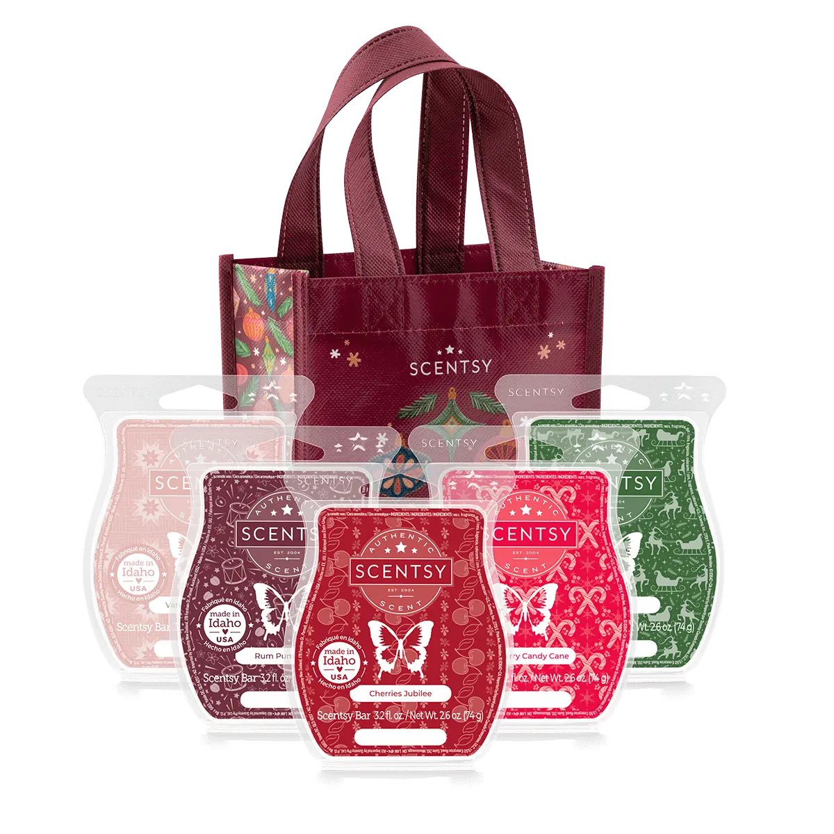 ❄️Holiday Scentsy Bar 5-Pack❄️

A set of five all-new Scentsy Bars bundled in a festive gift bag.

#secawards #rajasthankelabharthi #vivaelpoderpopular #wtcfinal2023 #top100kpopvocalists #bitcoin #nft
#holidayseason