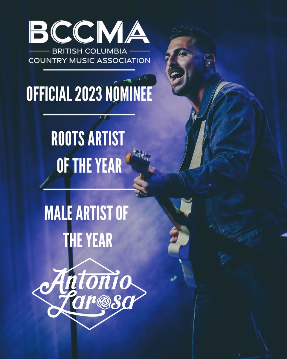 🙏🏼BIG thanks to @BCCMA  community for the nominations Congratulations to all the nominees, can't wait to see everyone at the awards in November!