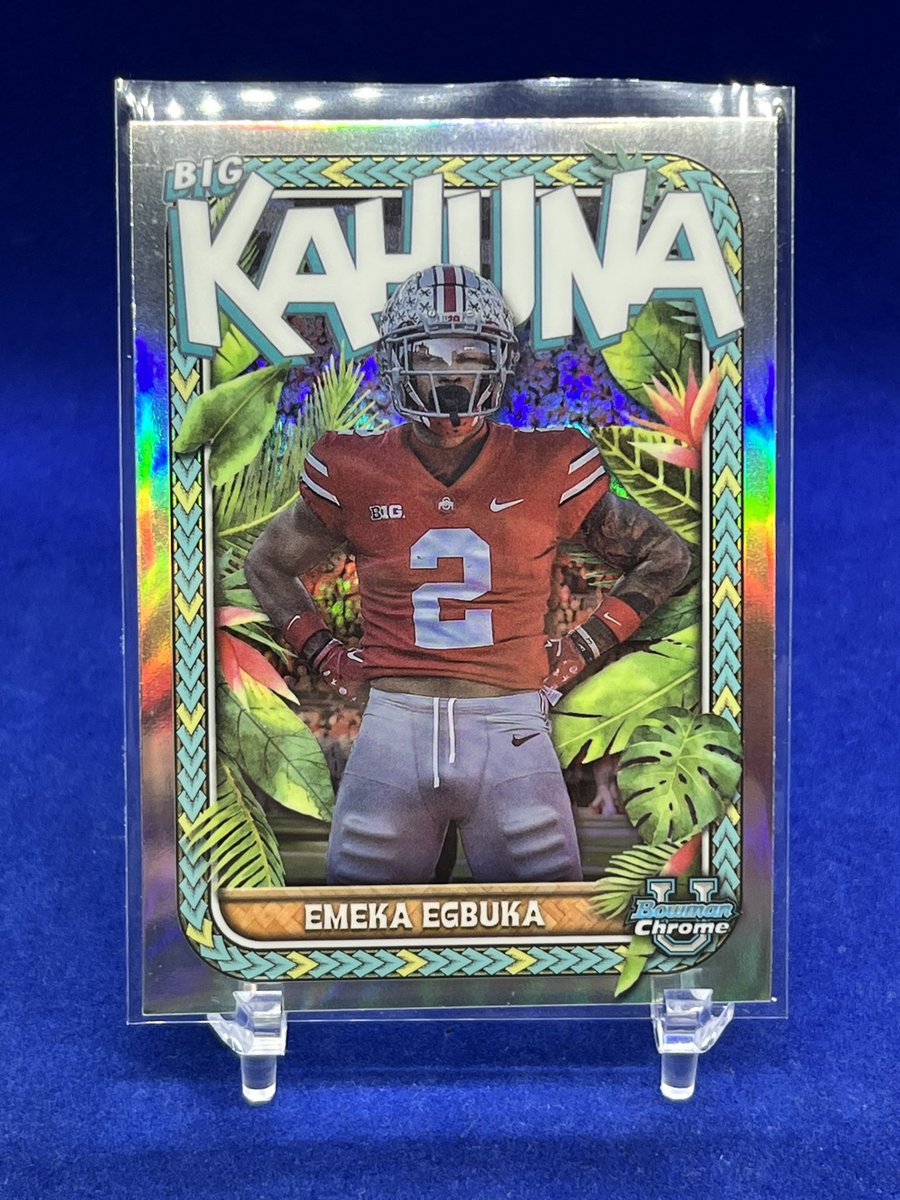 Not a big football guy but ripped a box of Bowman U today
