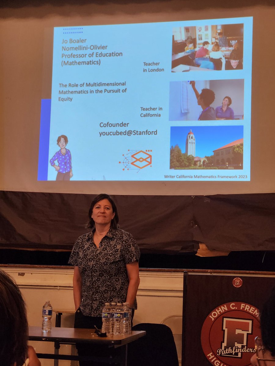 TY @MMEDLAUSD @LAUSD_Achieve @LASchools for an amazing PD opportunity!
Inspired by Jo Boaler's passion to make math accessible and inclusive for all students. Let's change the way we think about math teaching & learning! #equity✨️
#mathematicalmindset
@ErwinElementary
@joboaler