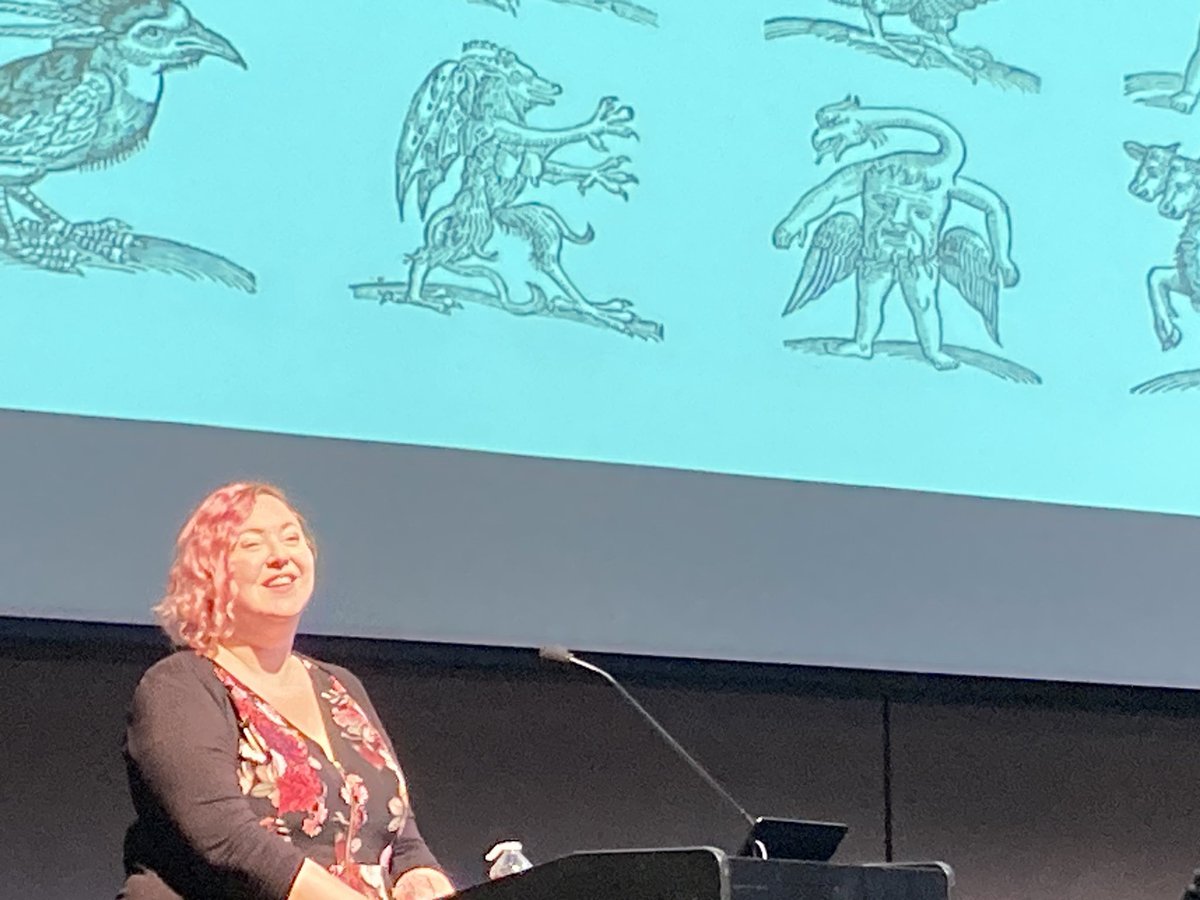 Jess Zimmerman (@j_zimms ) gave an amazing and inspired keynote at the 2023 Festival of Monsters — one highlight … is Barbie a monster? Look for a video of it on the @ucscmonsters YouTube channel in upcoming weeks. #MonsterFest2023