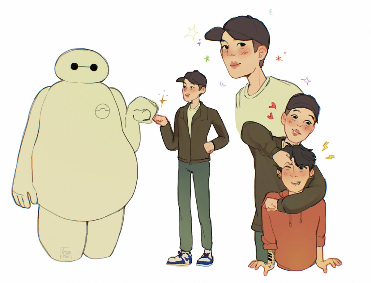 rmoonchlid's tweet photo. Seokjin as tadashi + jinkook <3
#btsfanart #bts https://t.co/8pdV1JKHEG