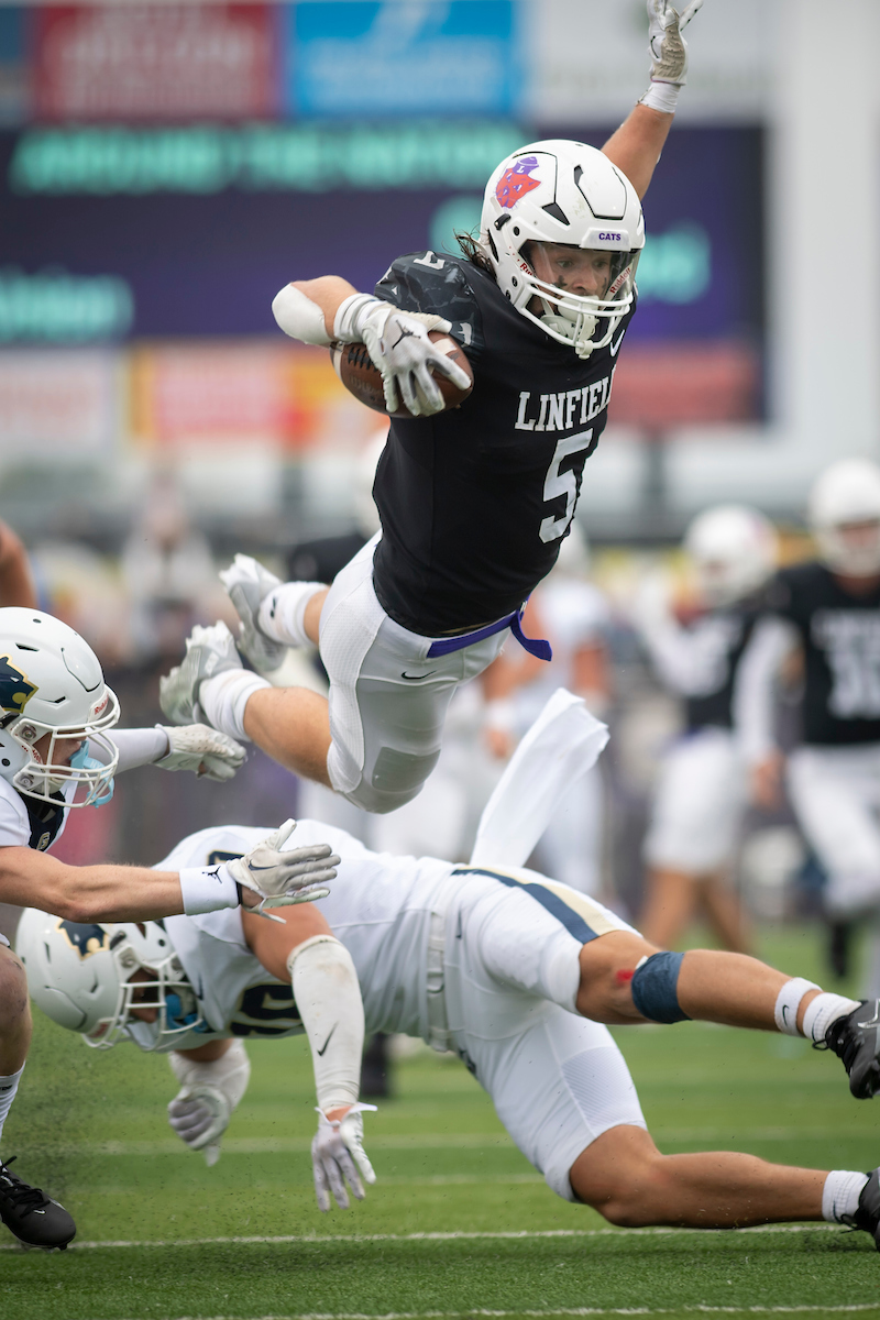 LinfieldUniv's tweet photo. Linfield Wildcats made history with a resounding win against the George Fox Bruins during Homecoming 2023! The Streak extended, and rivalry triumphed! 📷 #LinfieldFootball #Homecoming #TheStreak https://t.co/jTBdv5v1Rh