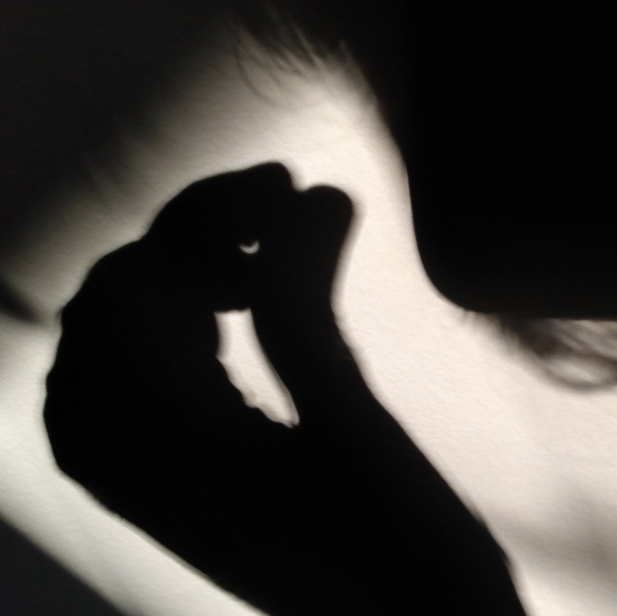 RyonRafaella's tweet image. #EclipseSolarAnular #PinholeProjection