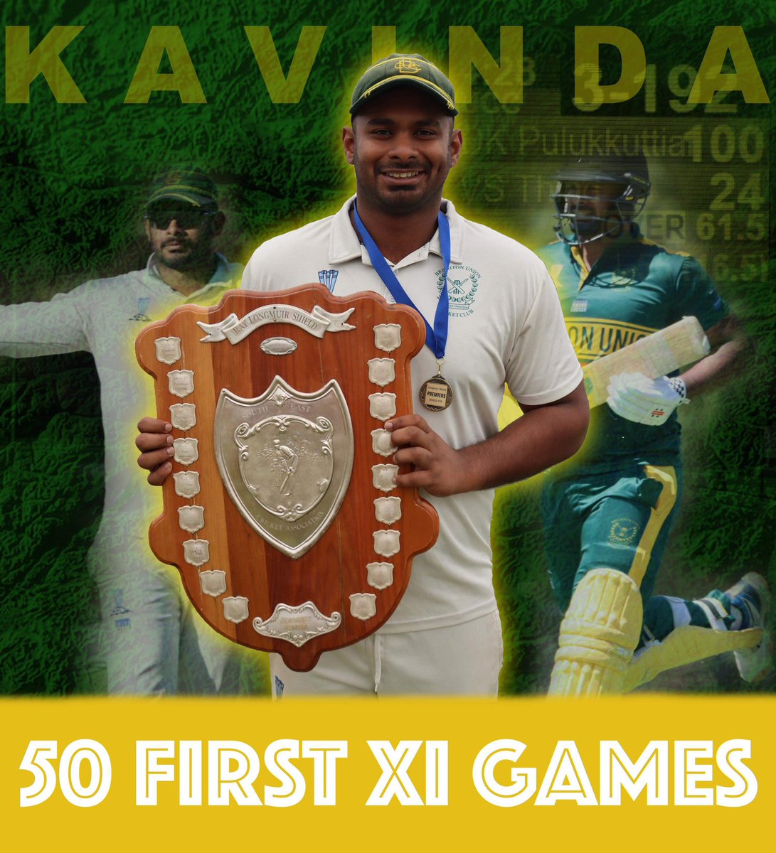Two blokes who never take a backwards step for our club! 

Blairy with 200 1st XI wickets and Kavi 50 1st XI games. 

Great commitment from both me! True Union men! 

#1Club #GoHoops