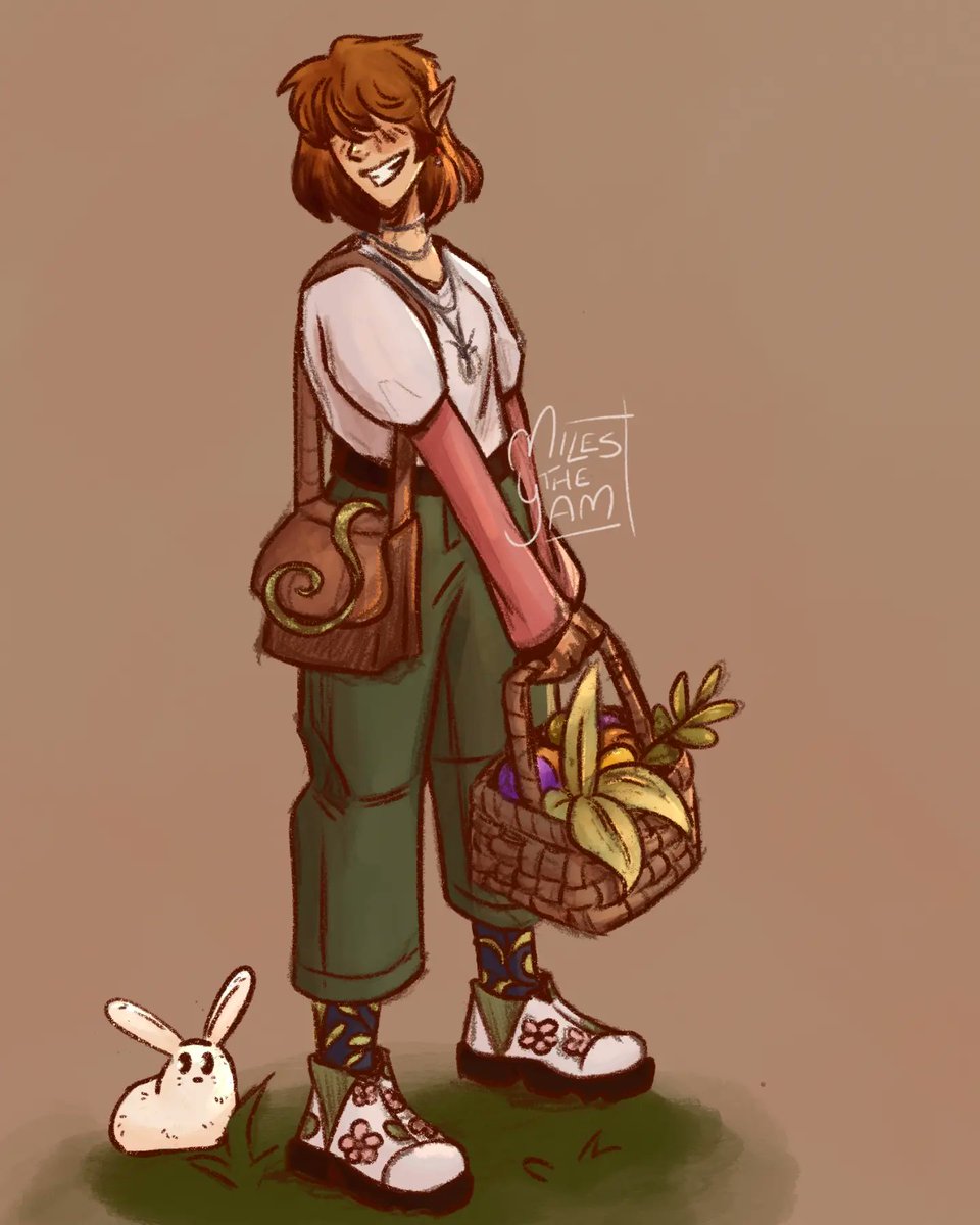 sup y'all I got some new art! forager ✨✨