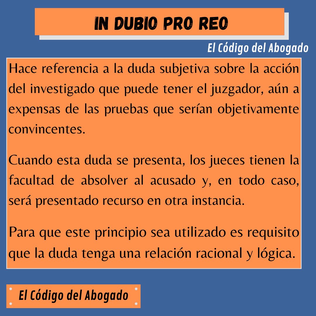 Un Dubio Pro Reo

#derecho