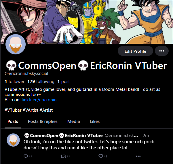 EricRonin's tweet photo. I did the thingy. Huge thanks to @NeatDucky for the invite, you absolute legend https://t.co/ZXFYOZ4ZTm