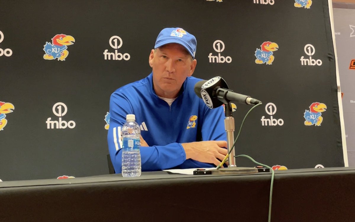 Everything Lance Leipold said after #KUfball's loss at Oklahoma State. Read: 247sports.com/college/kansas…