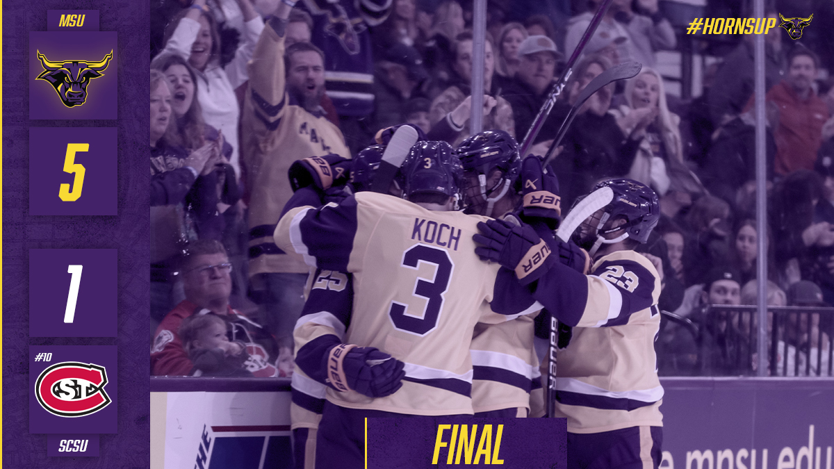 🧹🧹 MAVERICKS SWEEP #10 ST. CLOUD STATE.

We..are..still..here.